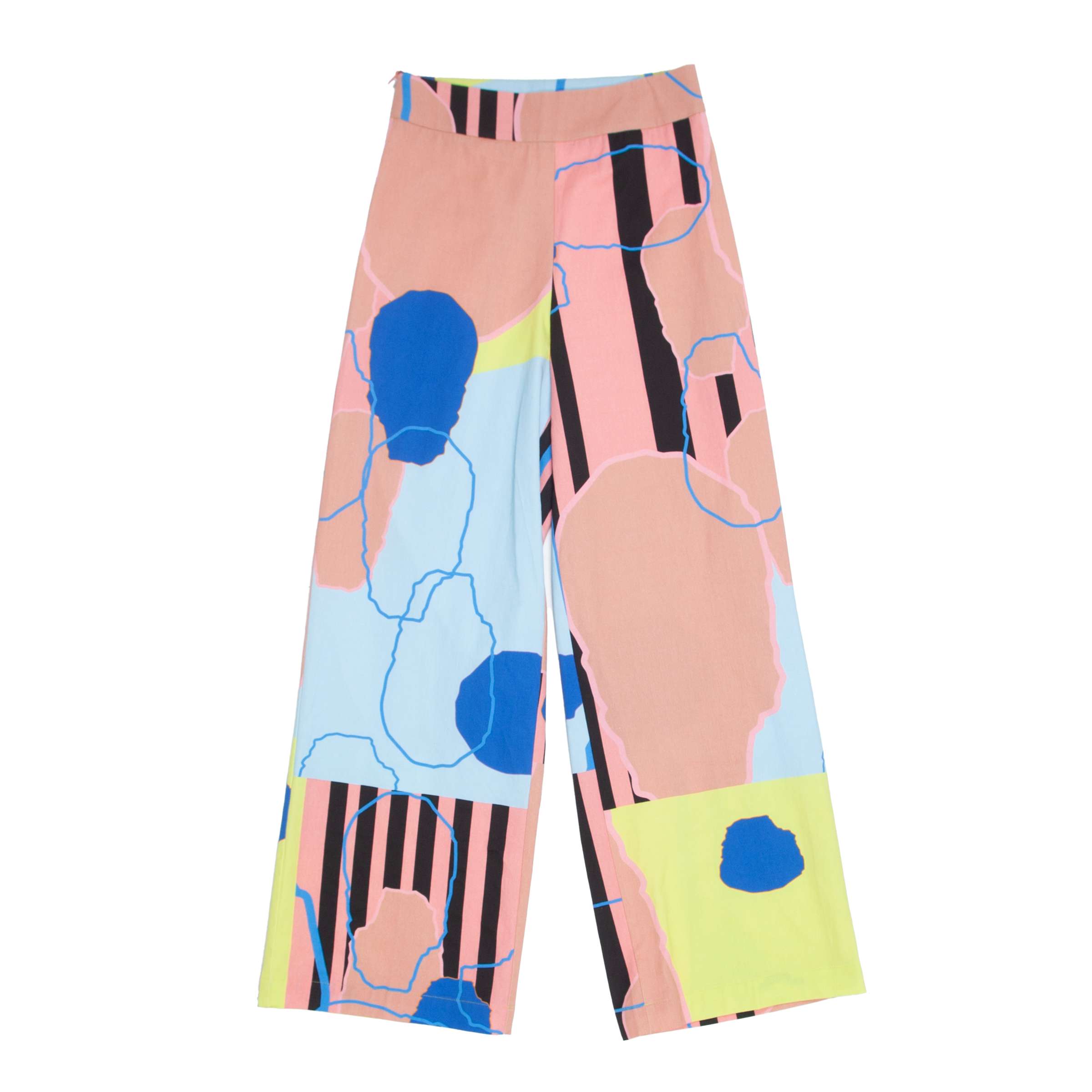 Wide Leg Pants With Print