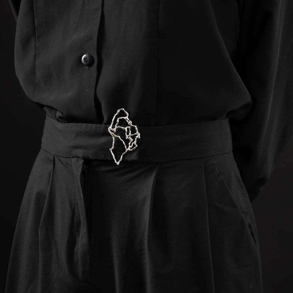 M Brooch