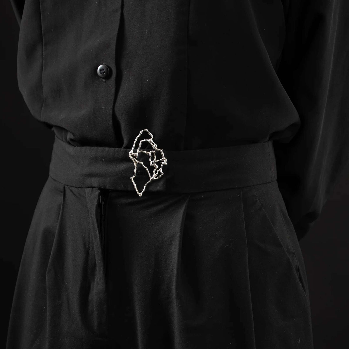 M Brooch