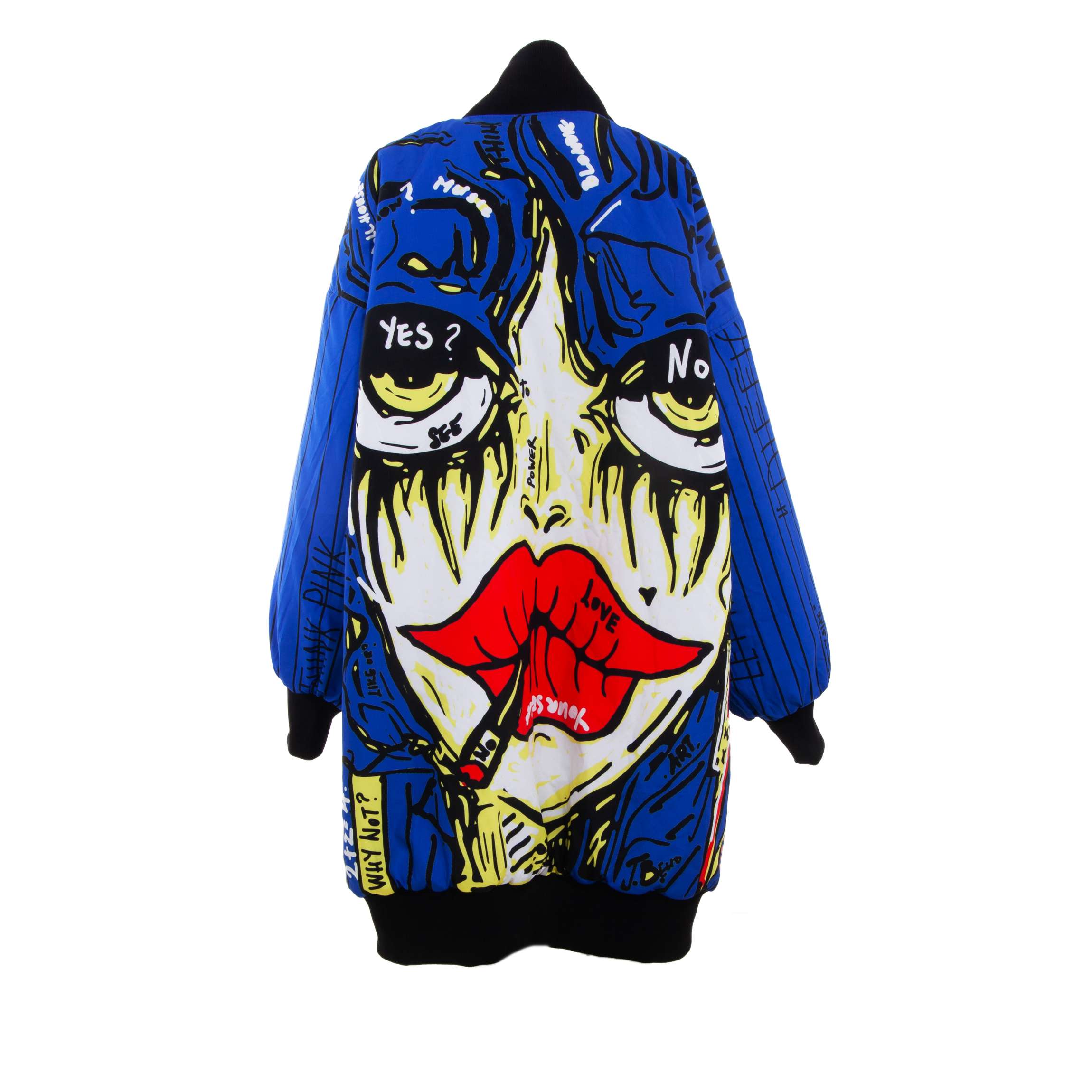 OVERSIZED / WATERPROOF / BLUE PRINT JACKET