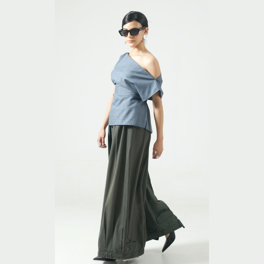 Inside-Out-Hose mit Kordelzug
