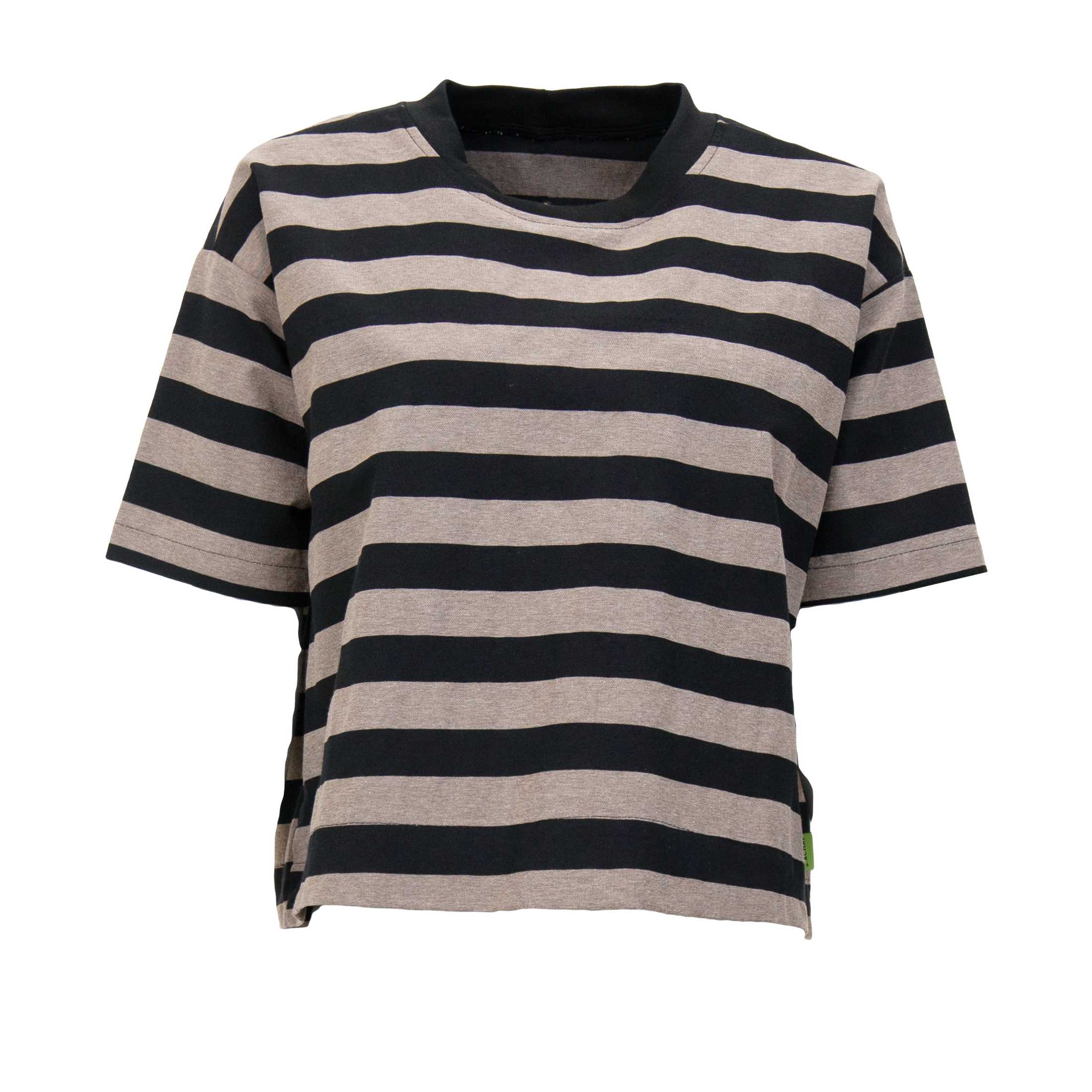 Brown & Black Striped T-Shirt