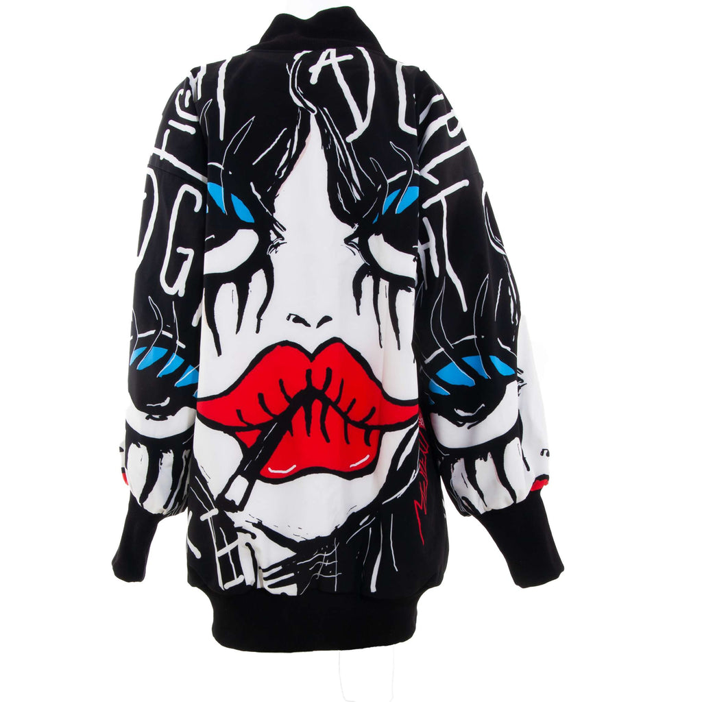 OVERSIZED / SOFTSHELL / WATERPROOF / GIRL PRINT JACKET