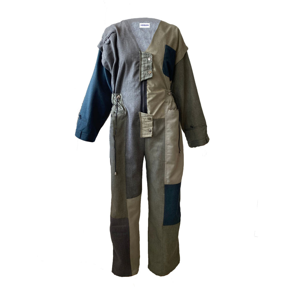 Upcycled Green Jumpsuit