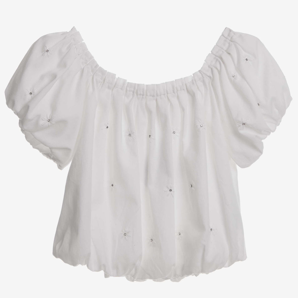 White "Bubble" Top