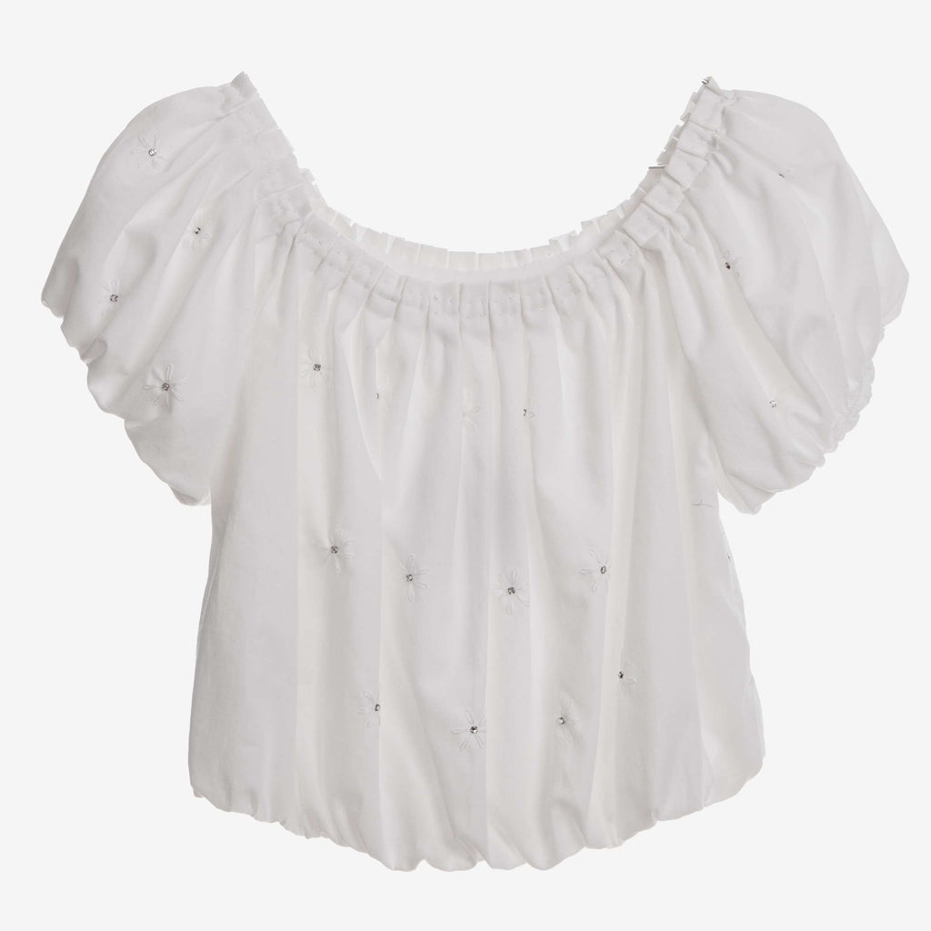 White "Bubble" Top