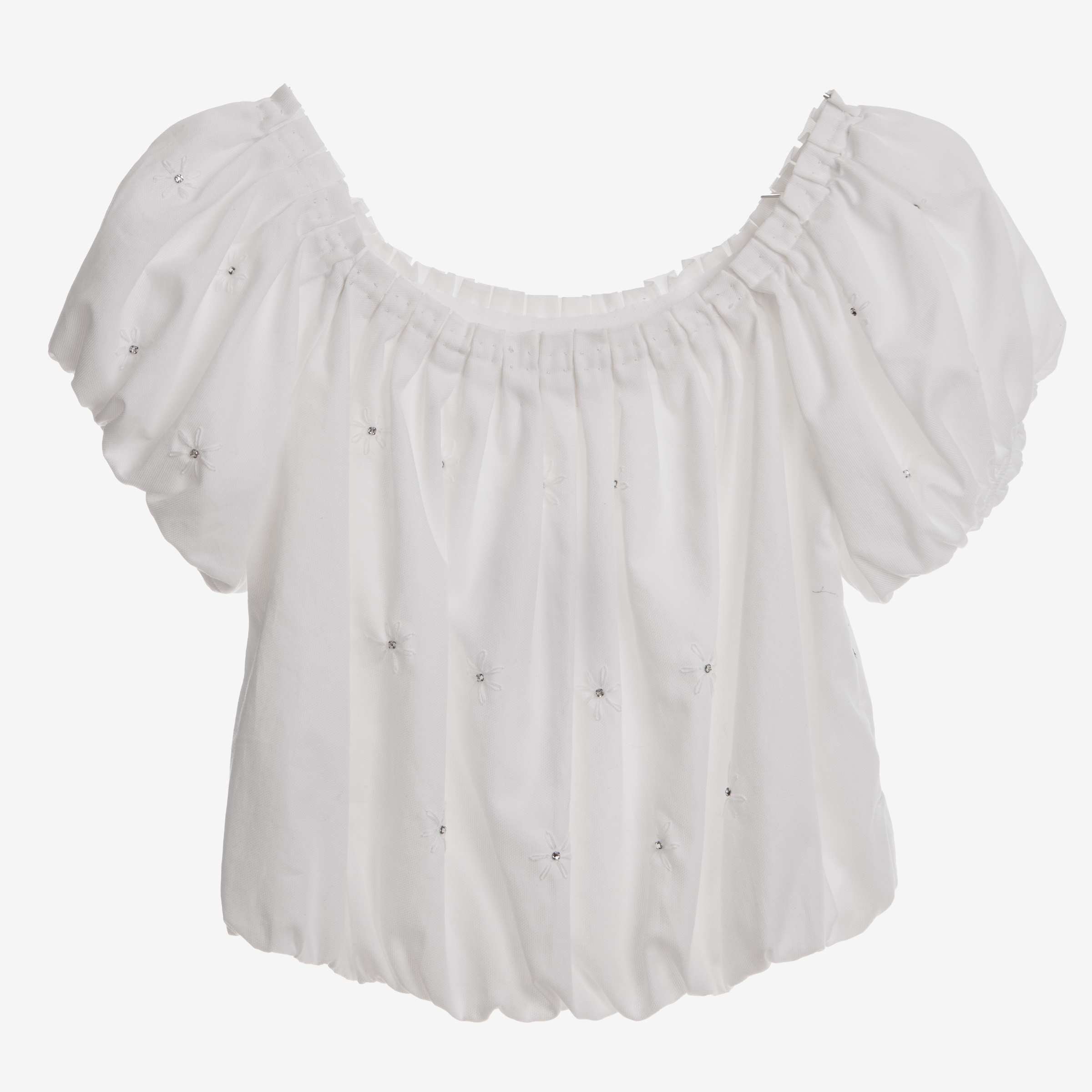 White "Bubble" Top