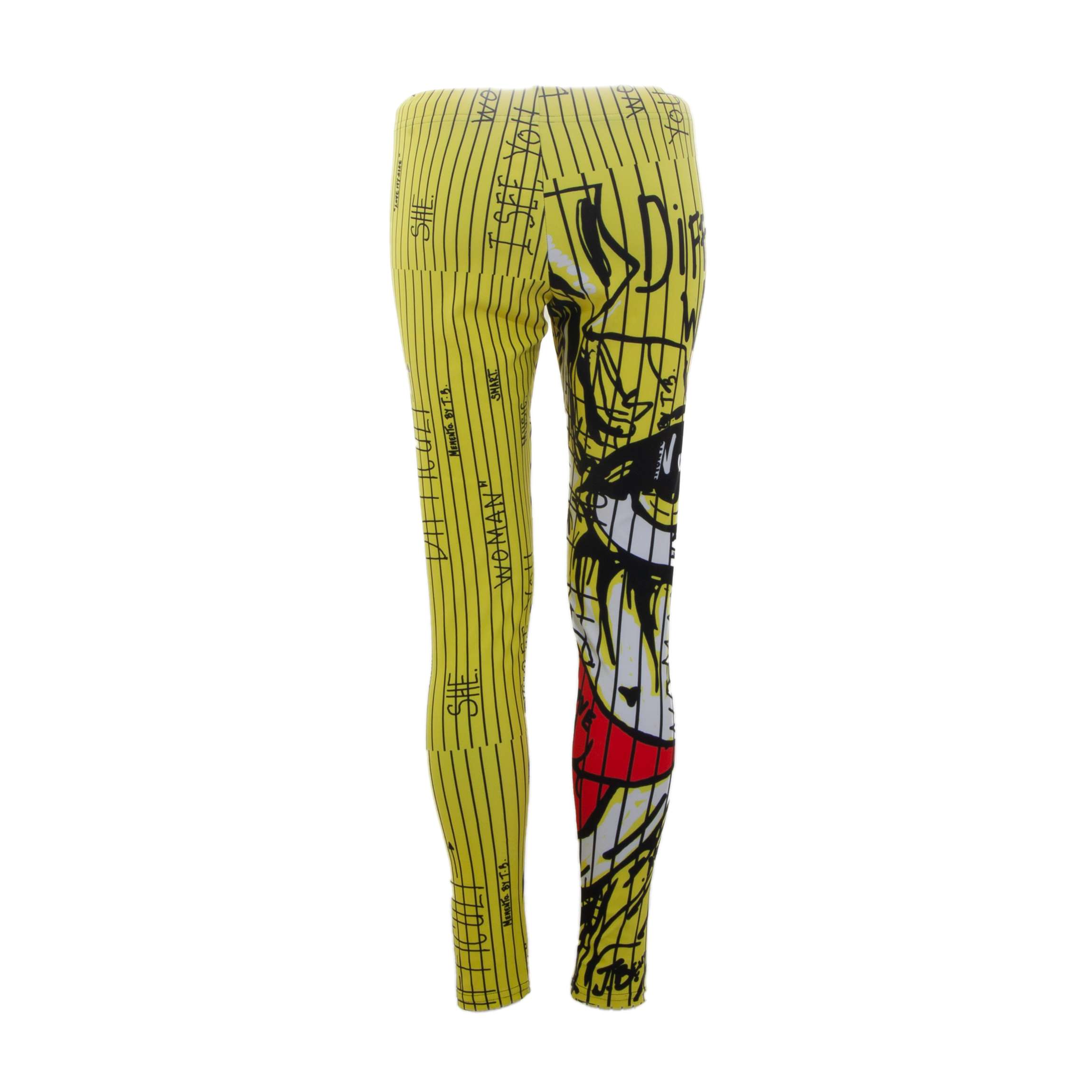 PRINTED LEGGINGS / BOTTOMS / YOGA / YELLOW PRINT