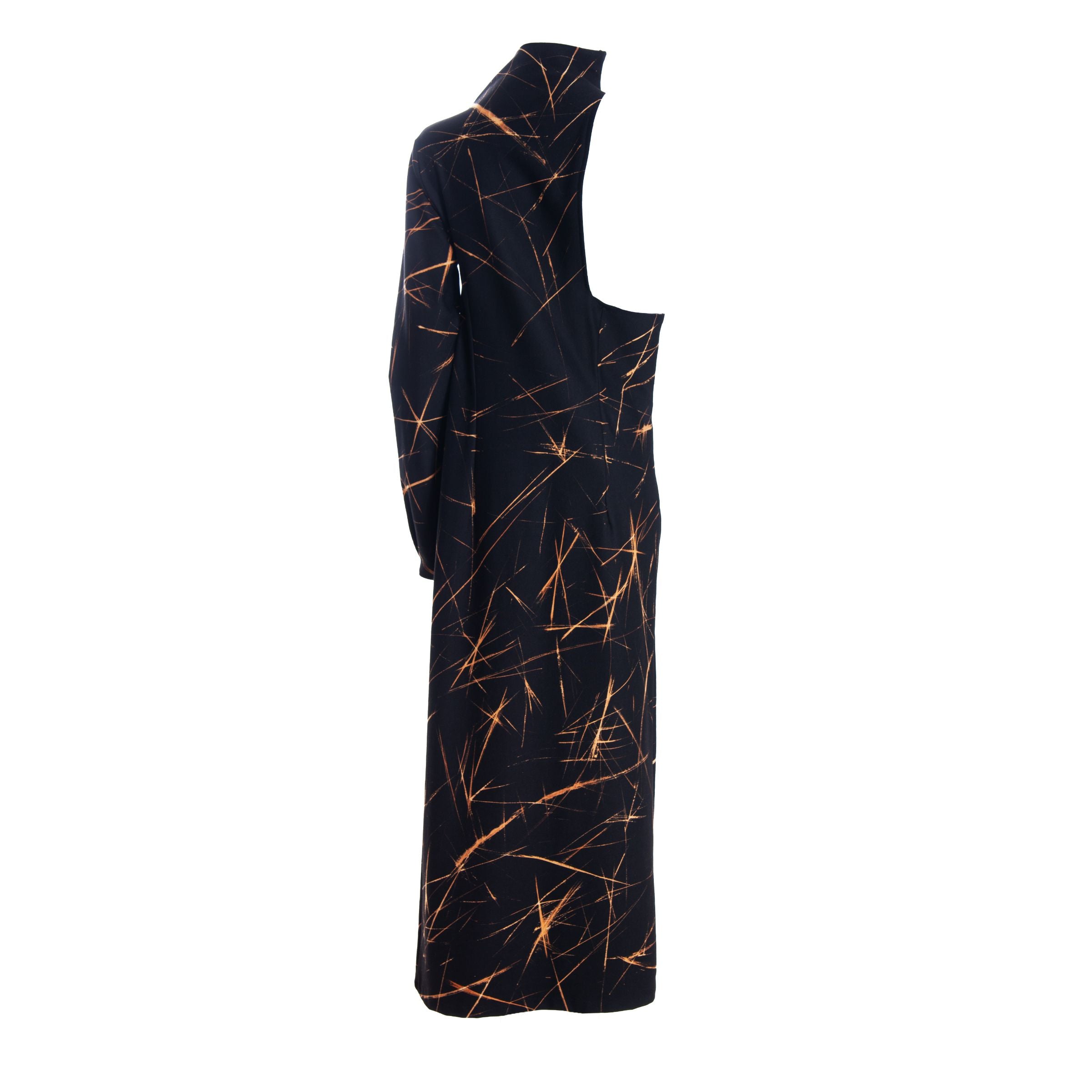 Black Bleached Dress