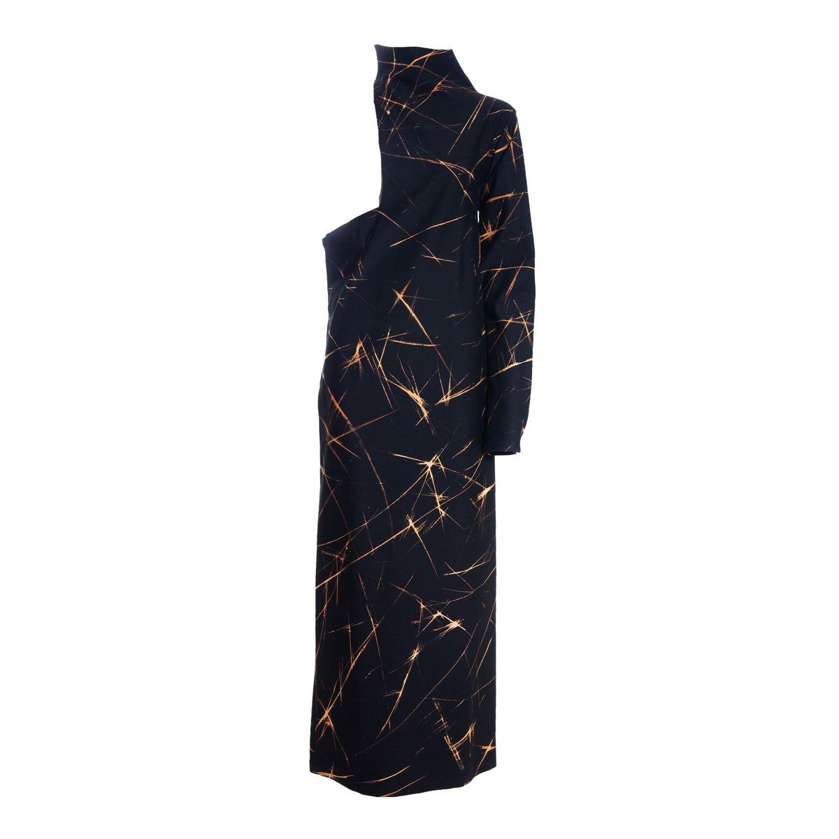 Black Bleached Dress