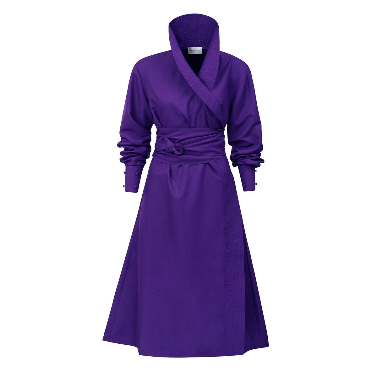 Purple Wrap Dress