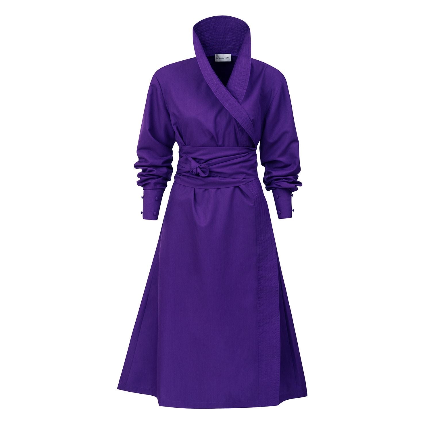 Purple Wrap Dress