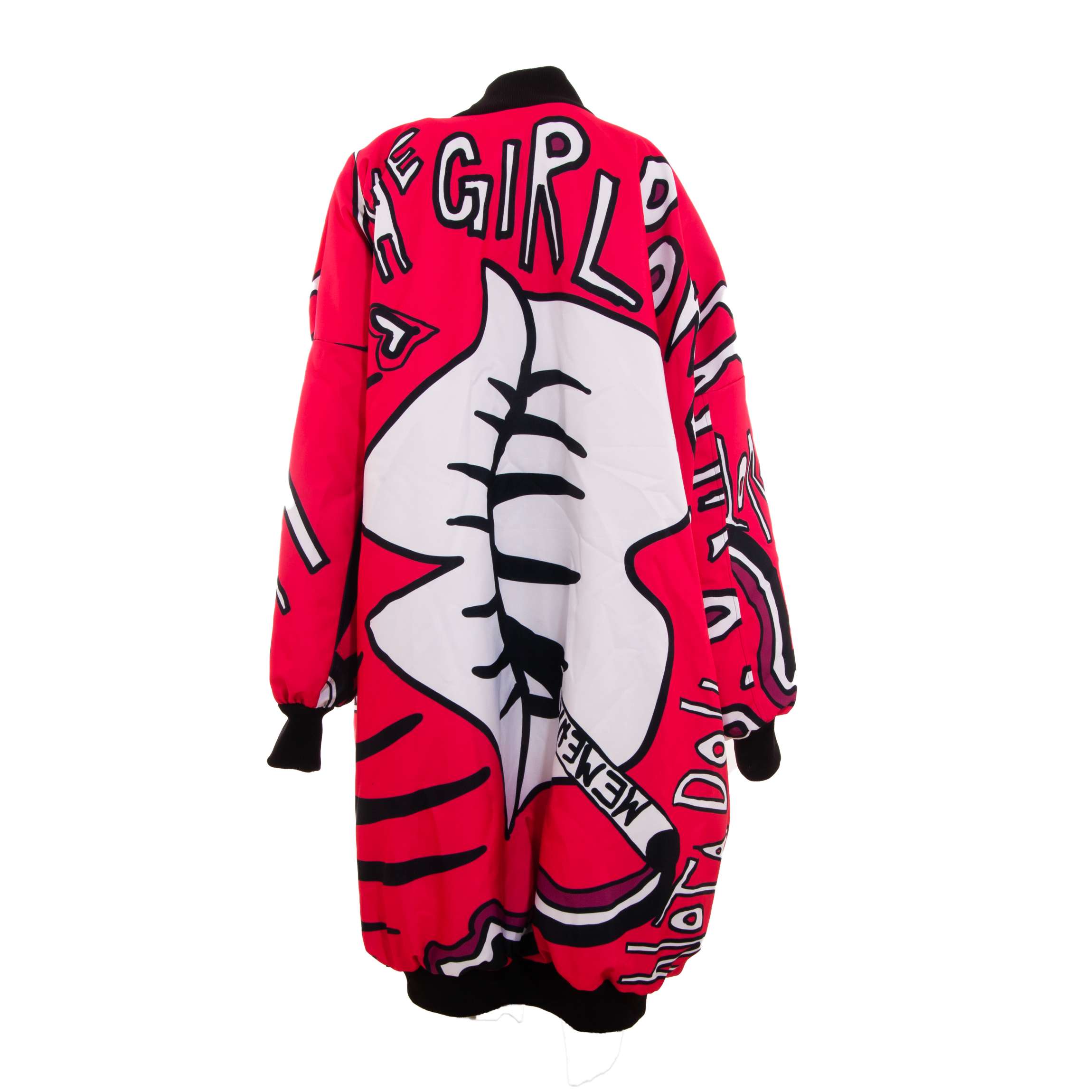 OVERSIZED / WATERPROOF / PINK PRINT JACKET