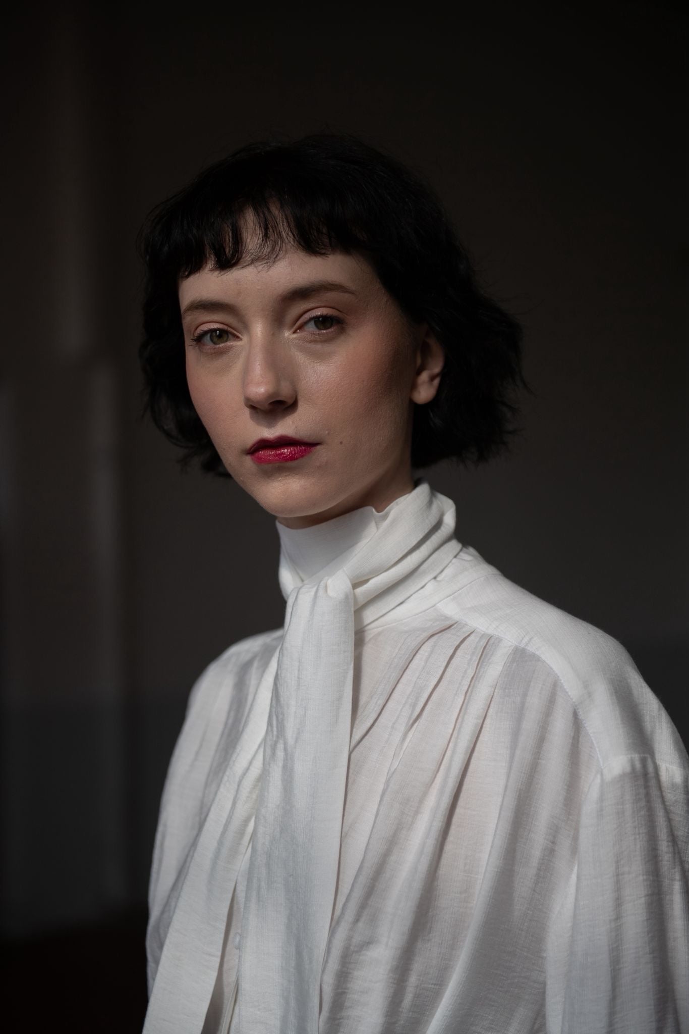 Ivory Silk Blouse