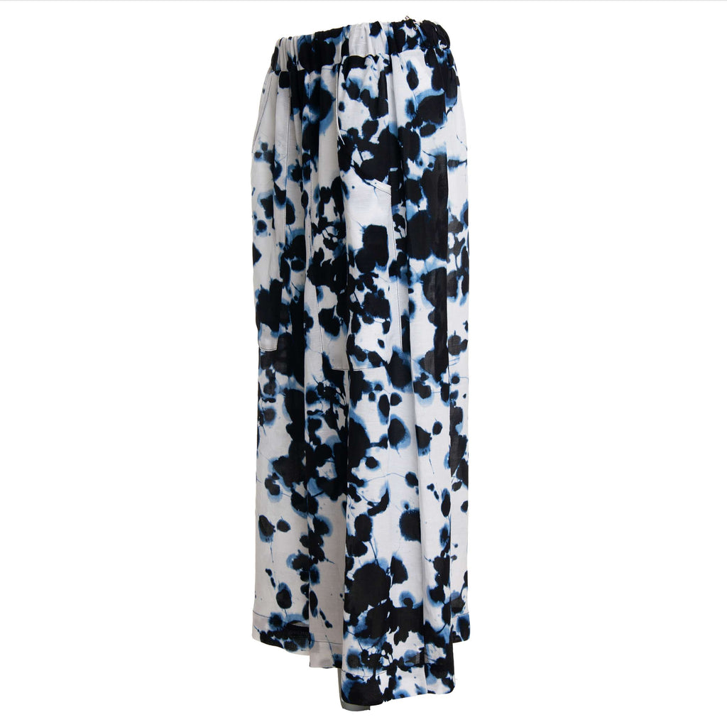 Blue & White Linen Culottes