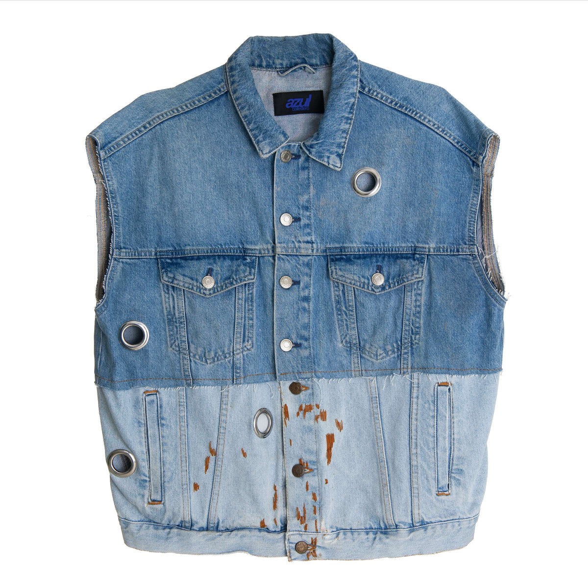 "Sense" Upcycled Denim Vest