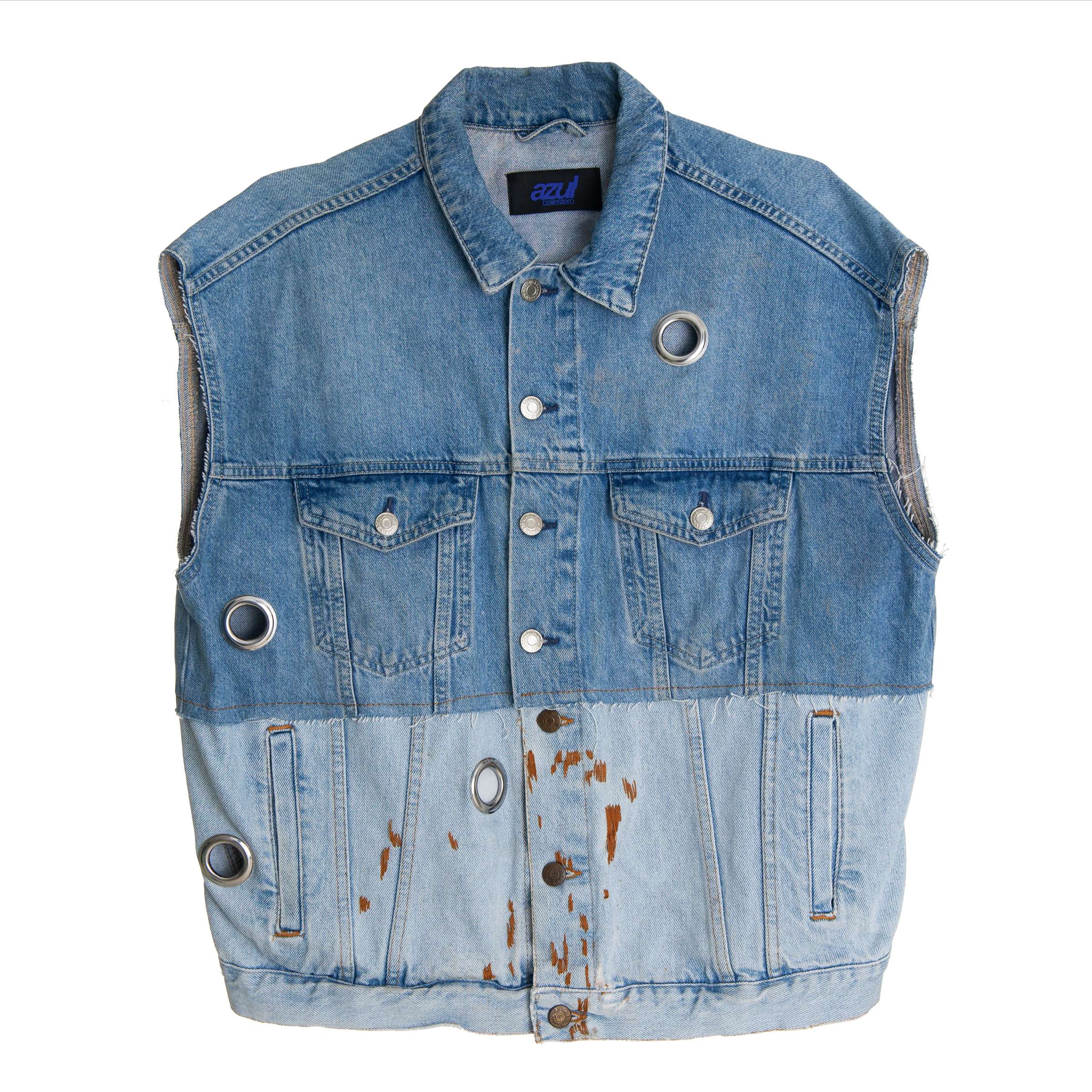 "Sense" Upcycled Denim Vest