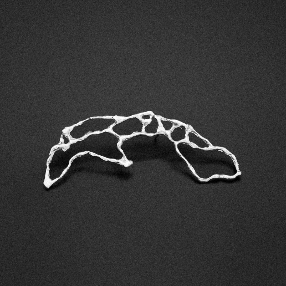 M Brooch
