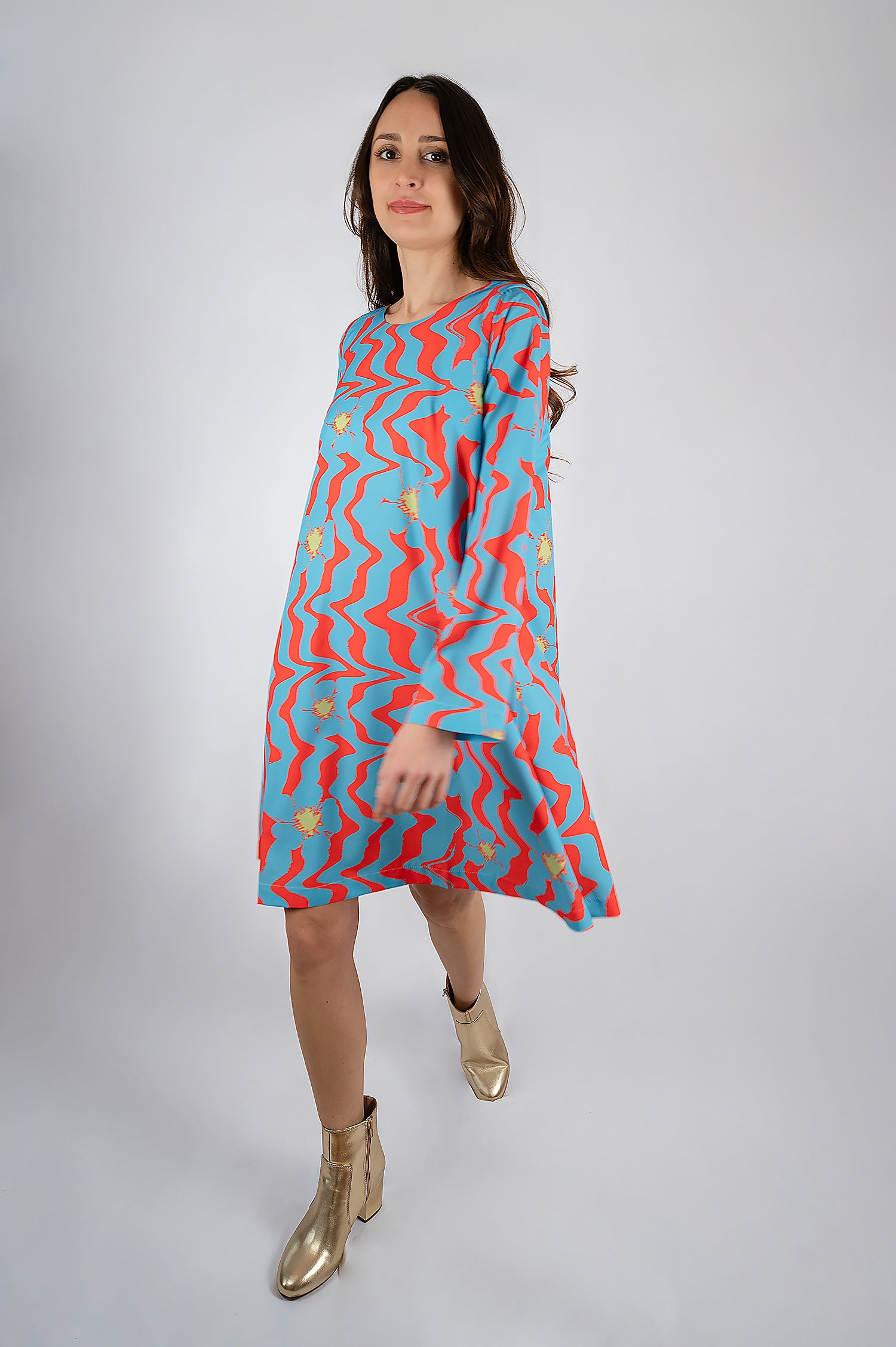 Alba Psychedelic Bloom Dress