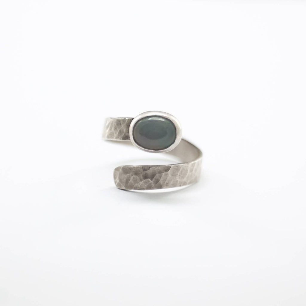 SADE Chrysoprase Ring - Silver