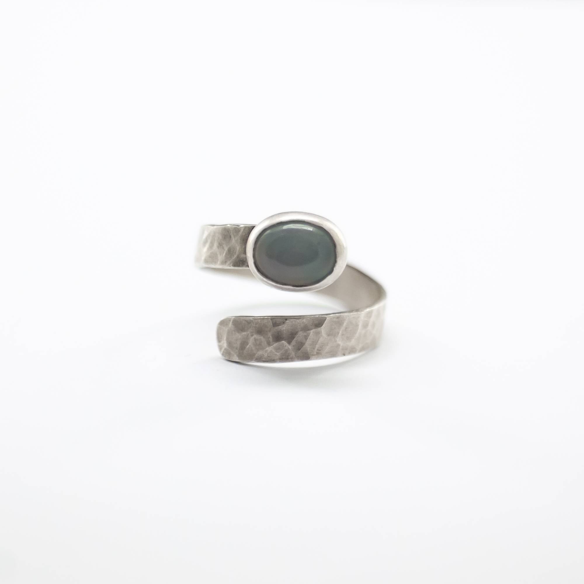 SADE Chrysoprase Ring - Silver