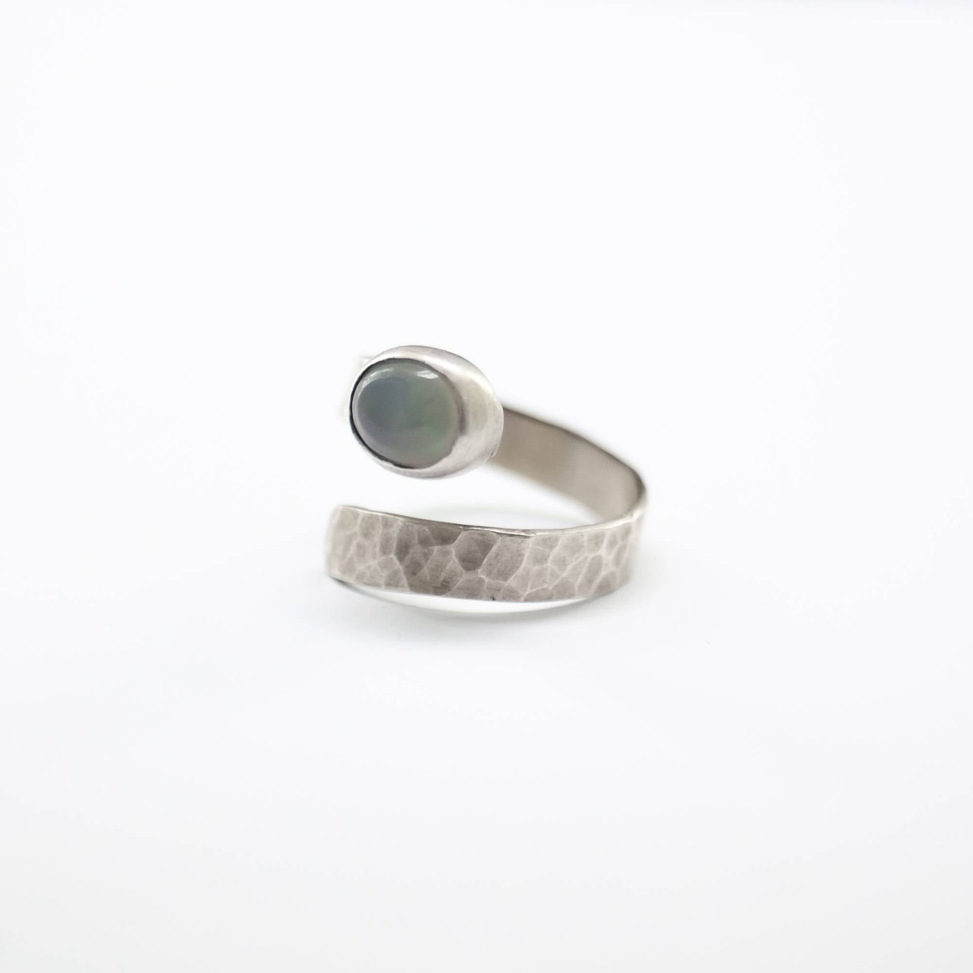 SADE Chrysoprase Ring - Silver