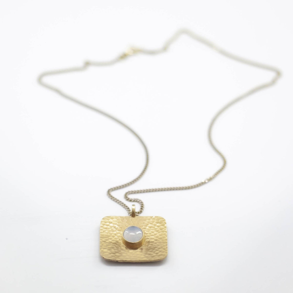 SADE Chalcedony Necklace - Gold