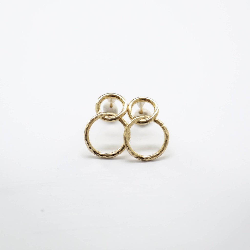 0.O Earrings - Gold