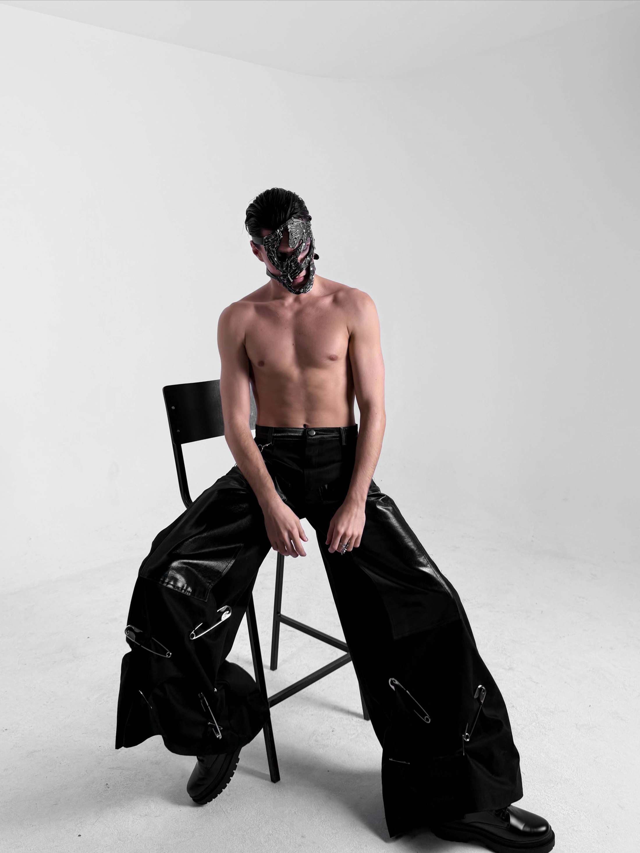Black Denim Pants