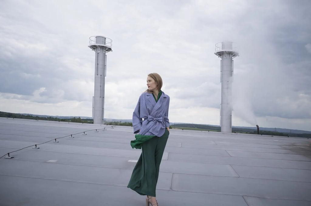 Kimono Blazer Blue Sky