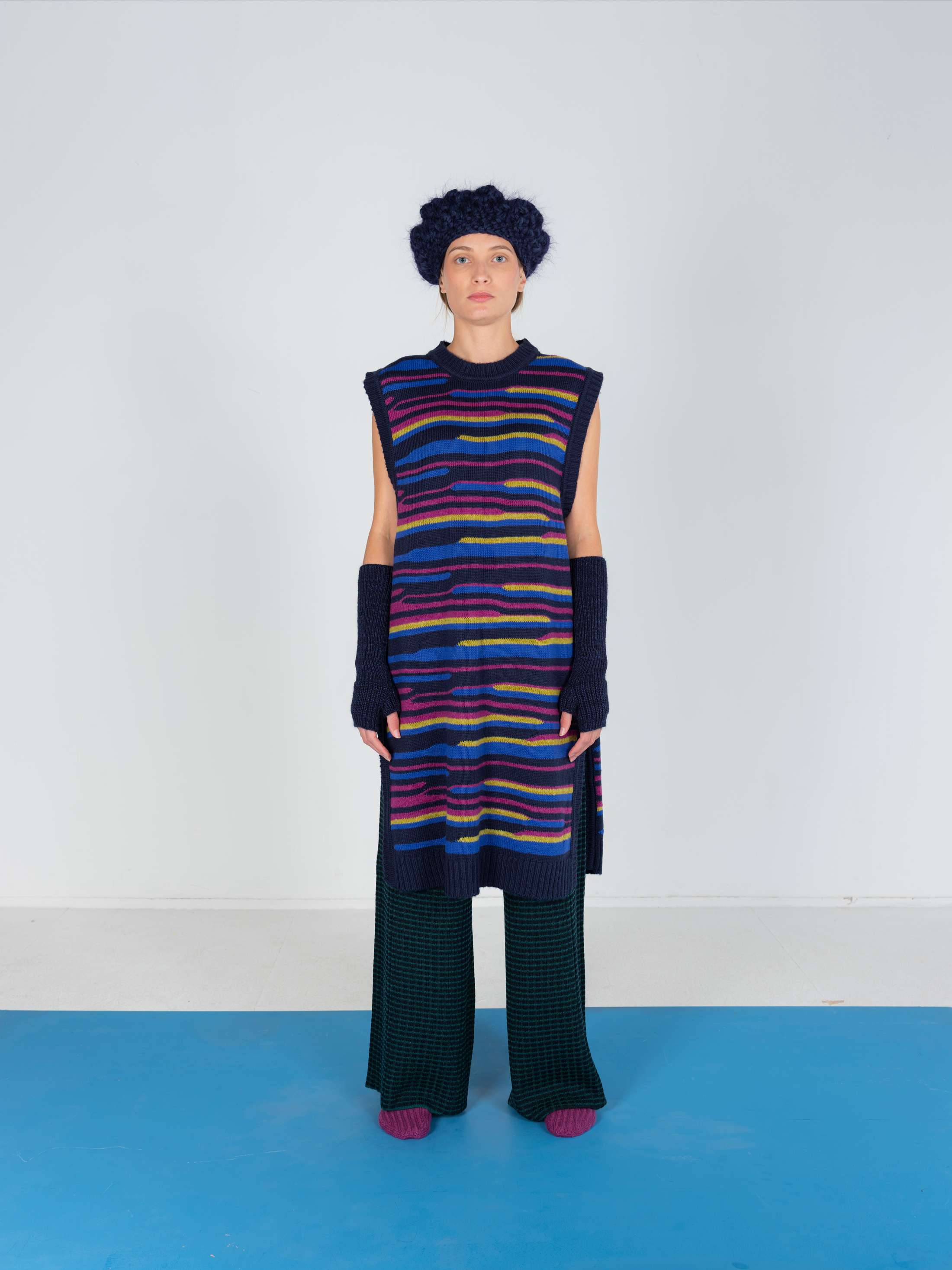 Multicolor Jacquard Slipover