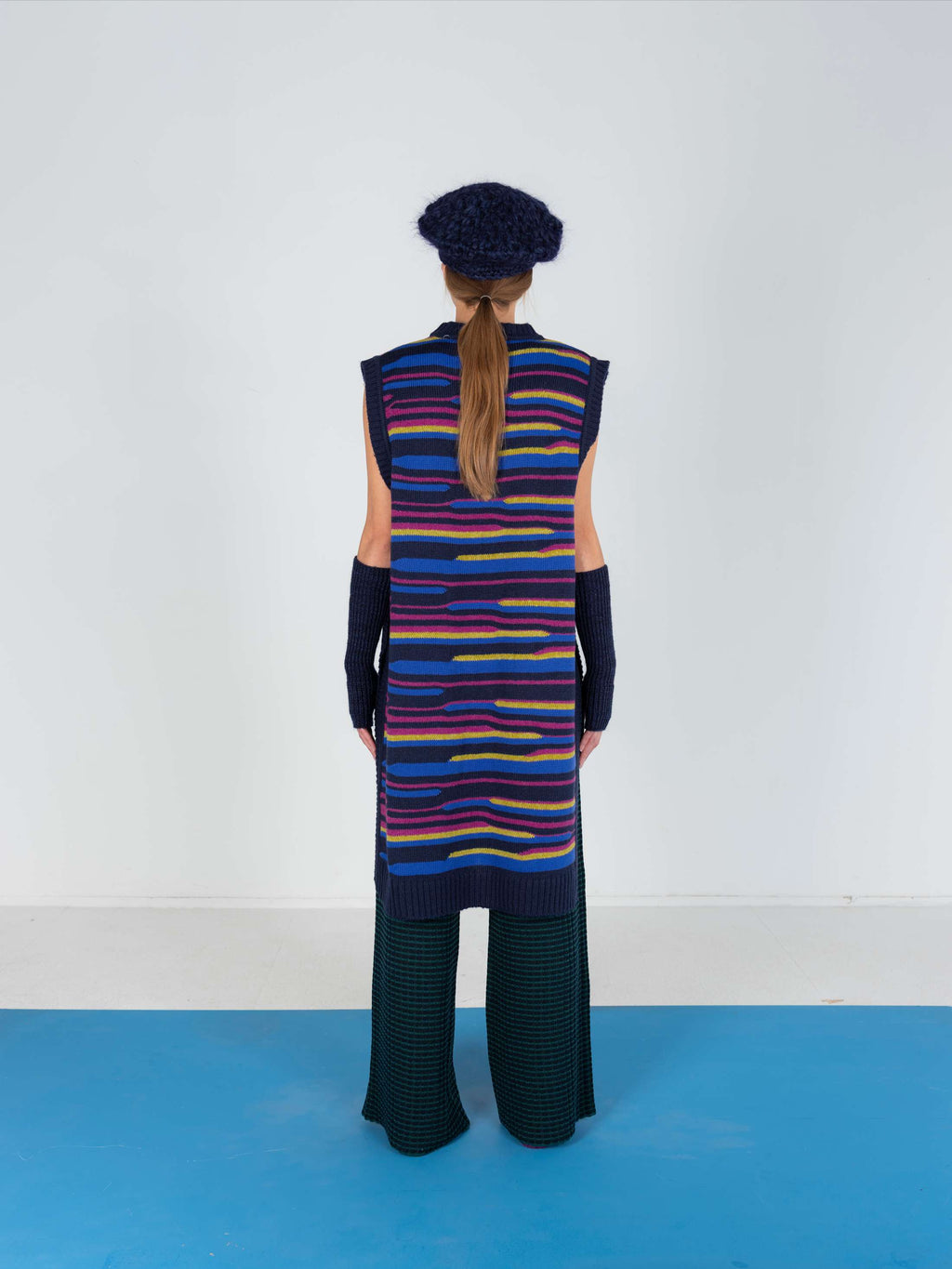 Multicolor Jacquard Slipover
