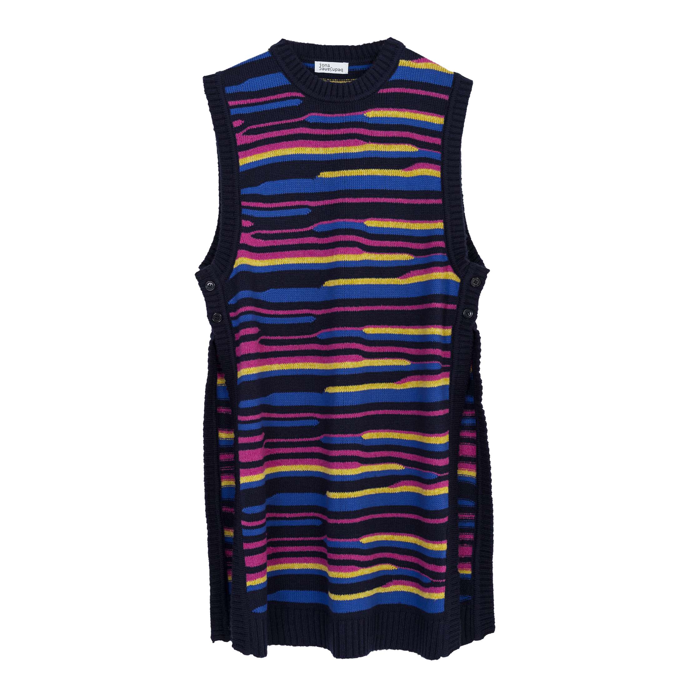 Multicolor Jacquard Slipover