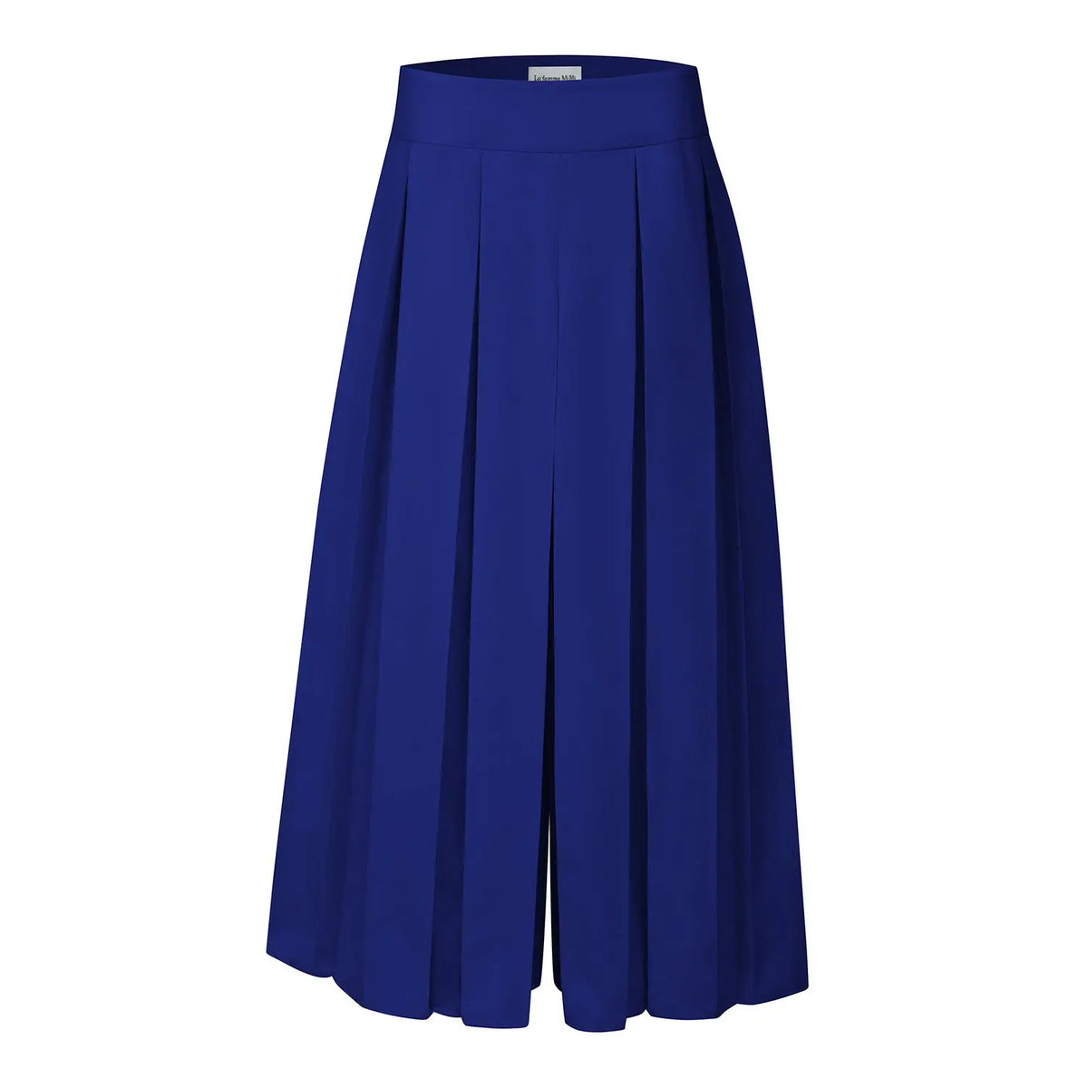 Blue Plissé Trousers