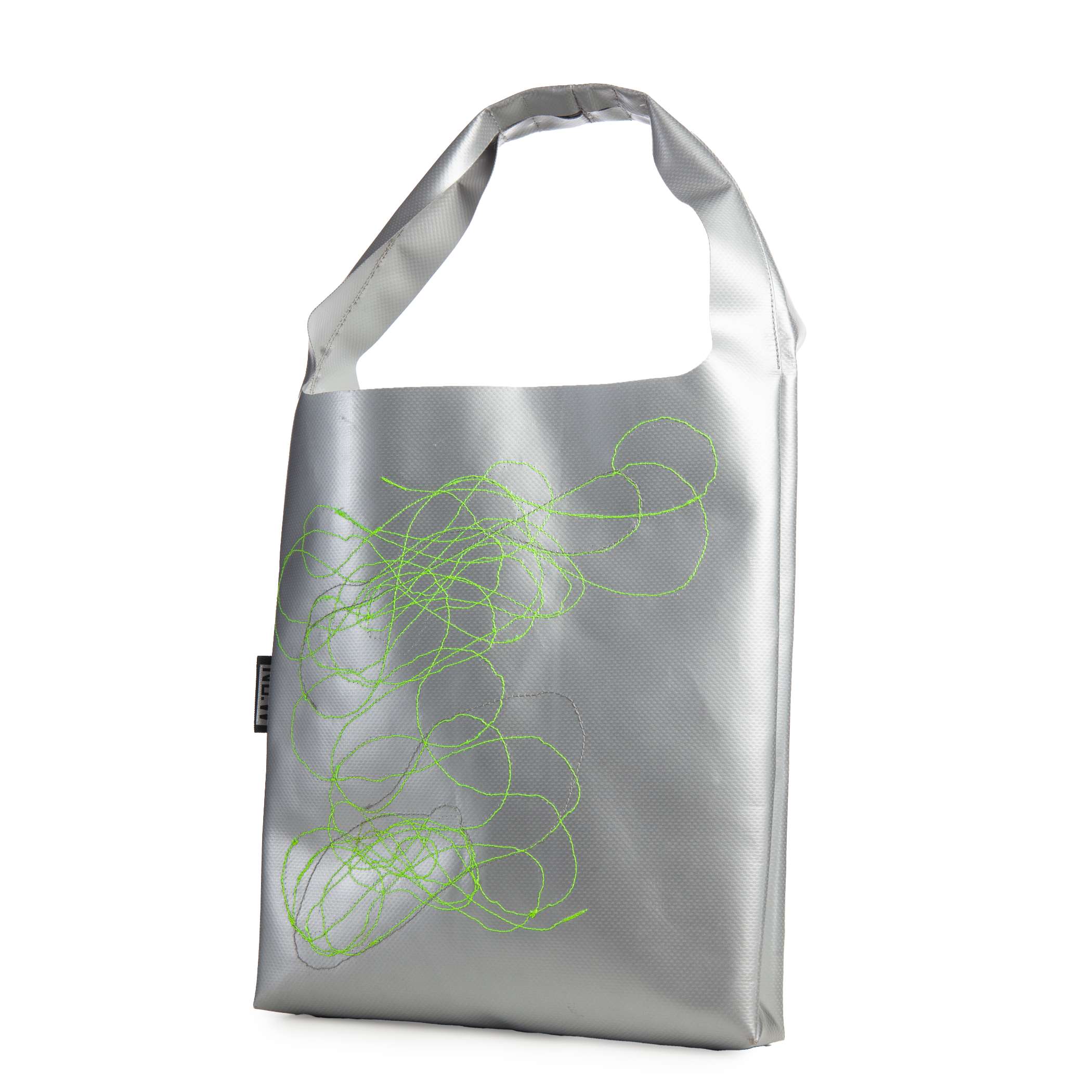 Silver Tote Bag