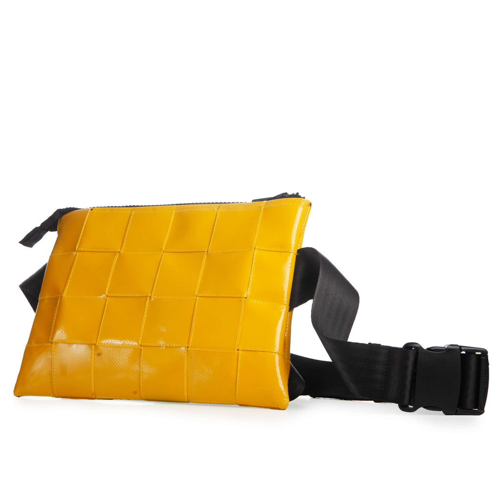 "Edge" Yellow Crossbody Punch Bag