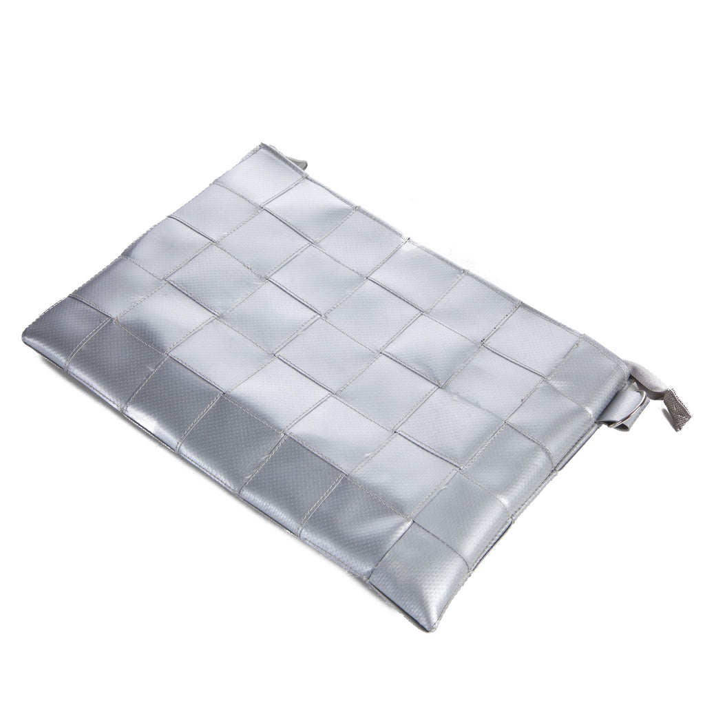 "Edge" Silver Crossbody Punch Bag