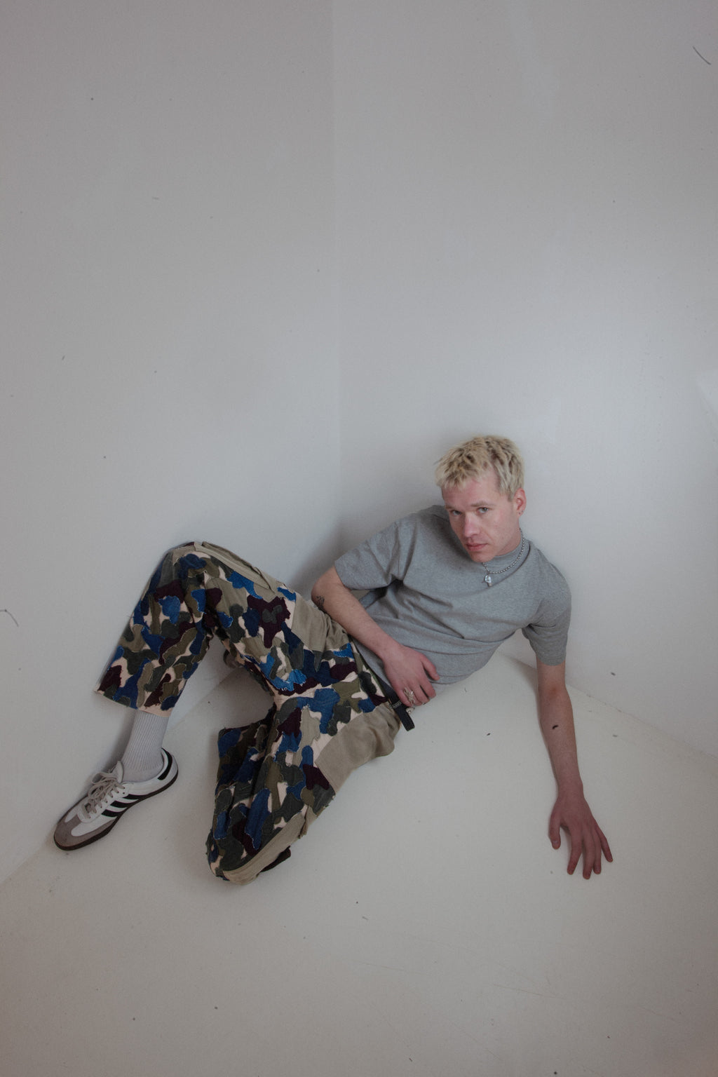 Patchwork Military Pants
