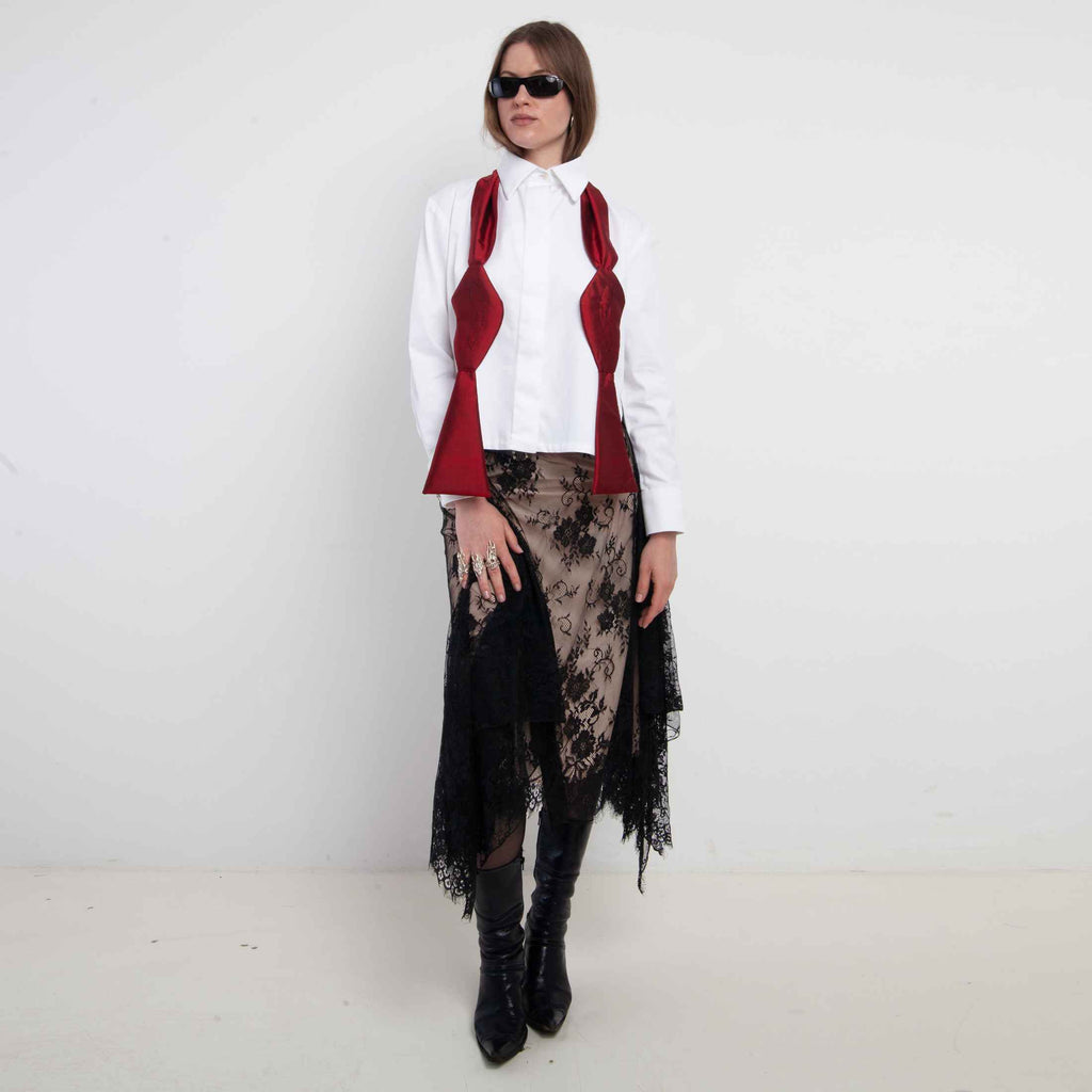 Black Lace "Hips Don't Lie" Skirt
