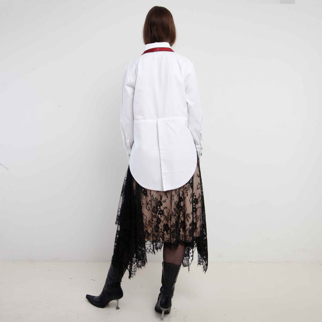 Black Lace "Hips Don't Lie" Skirt
