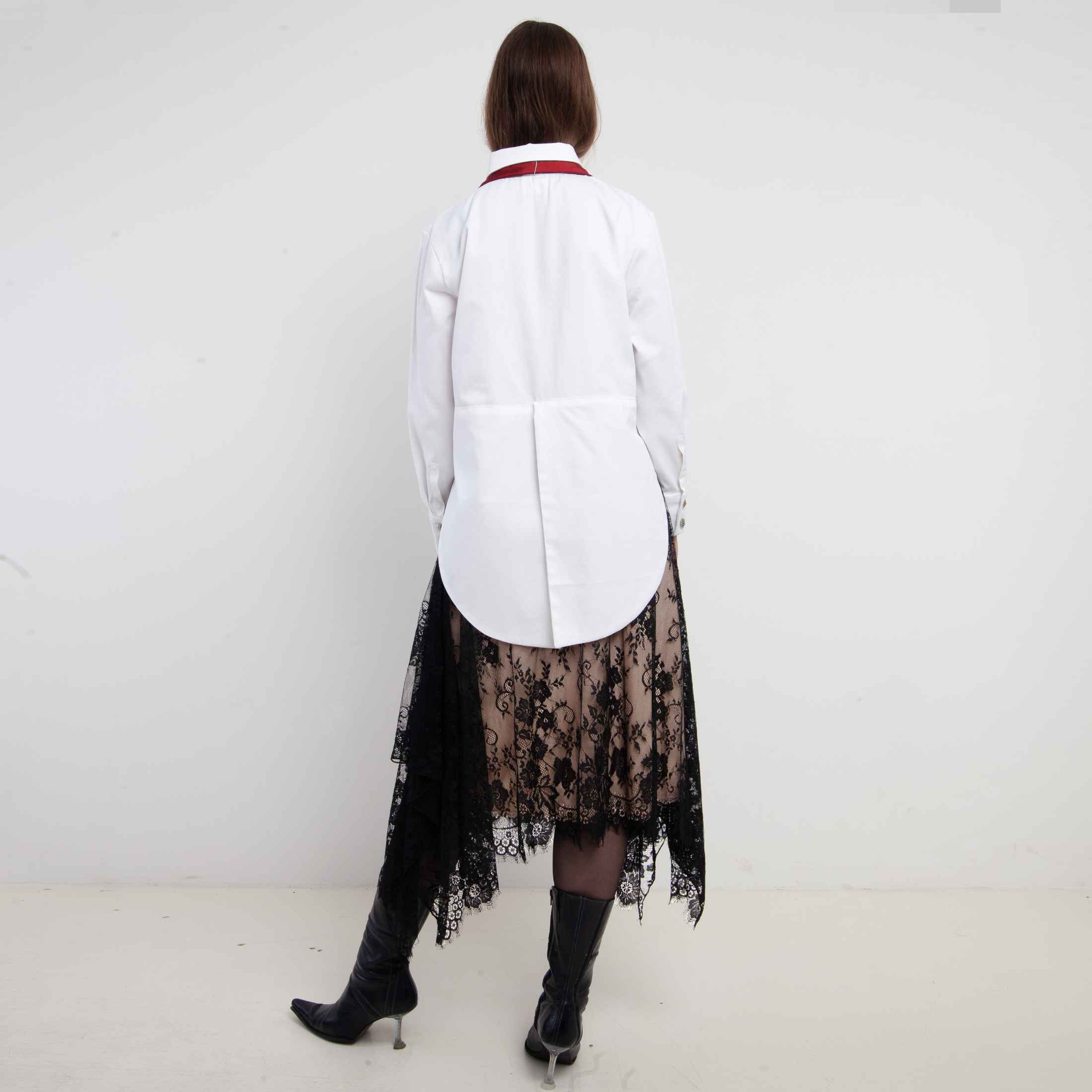 Black Lace "Hips Don't Lie" Skirt