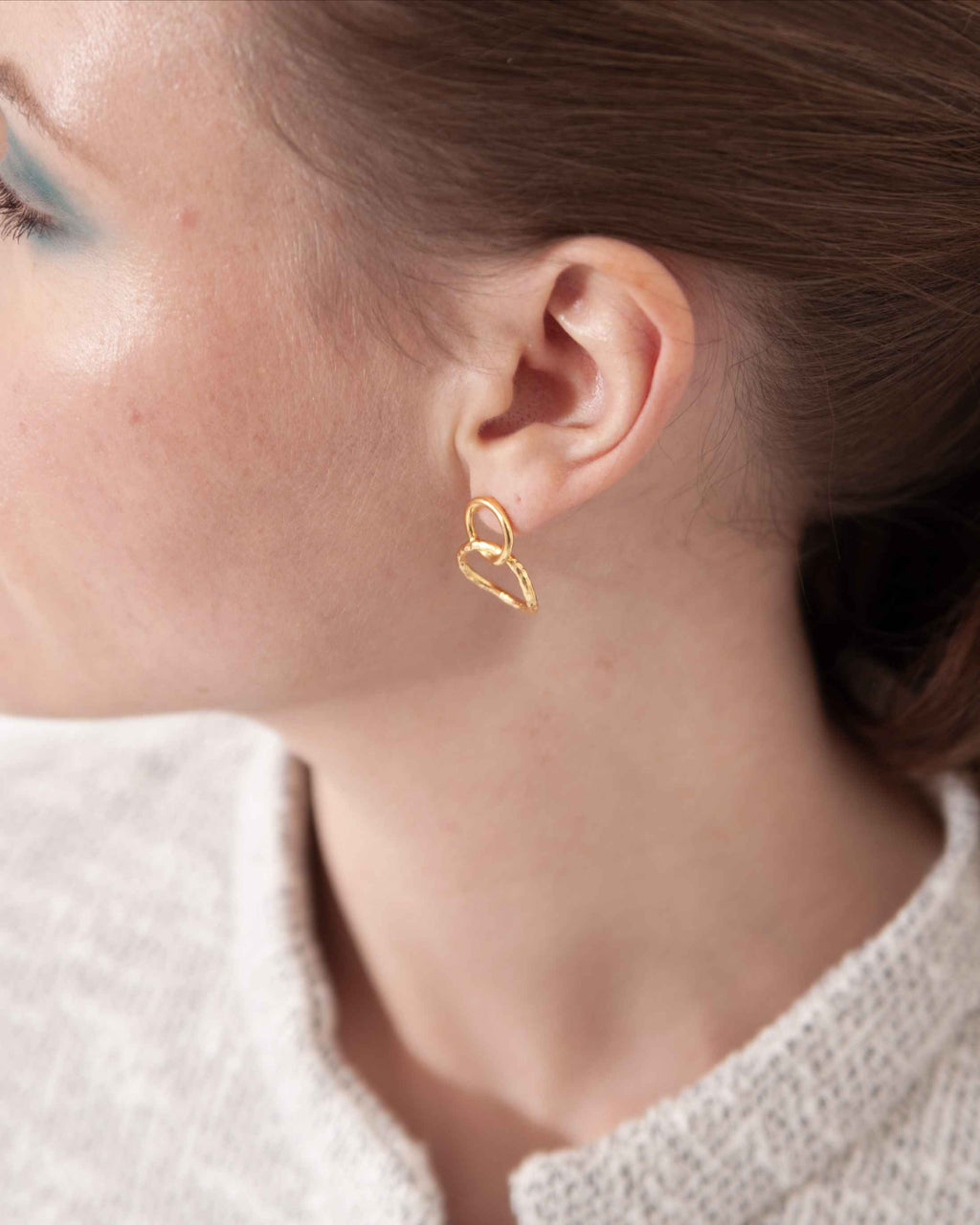 0.O Earrings - Gold