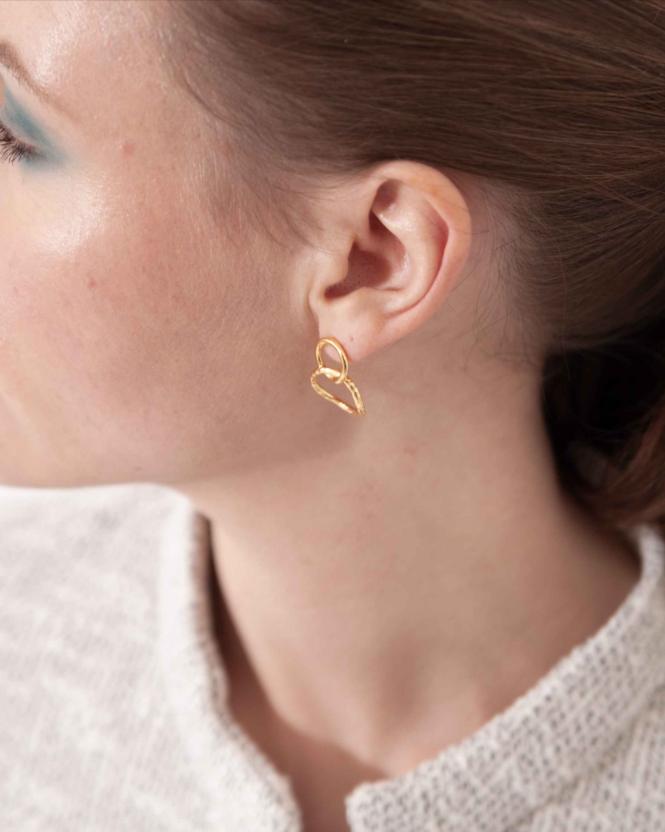 0.O Earrings - Gold