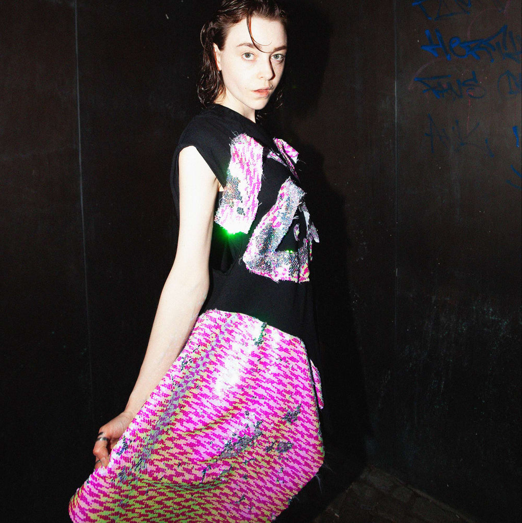 Upcycled Sequin Dress