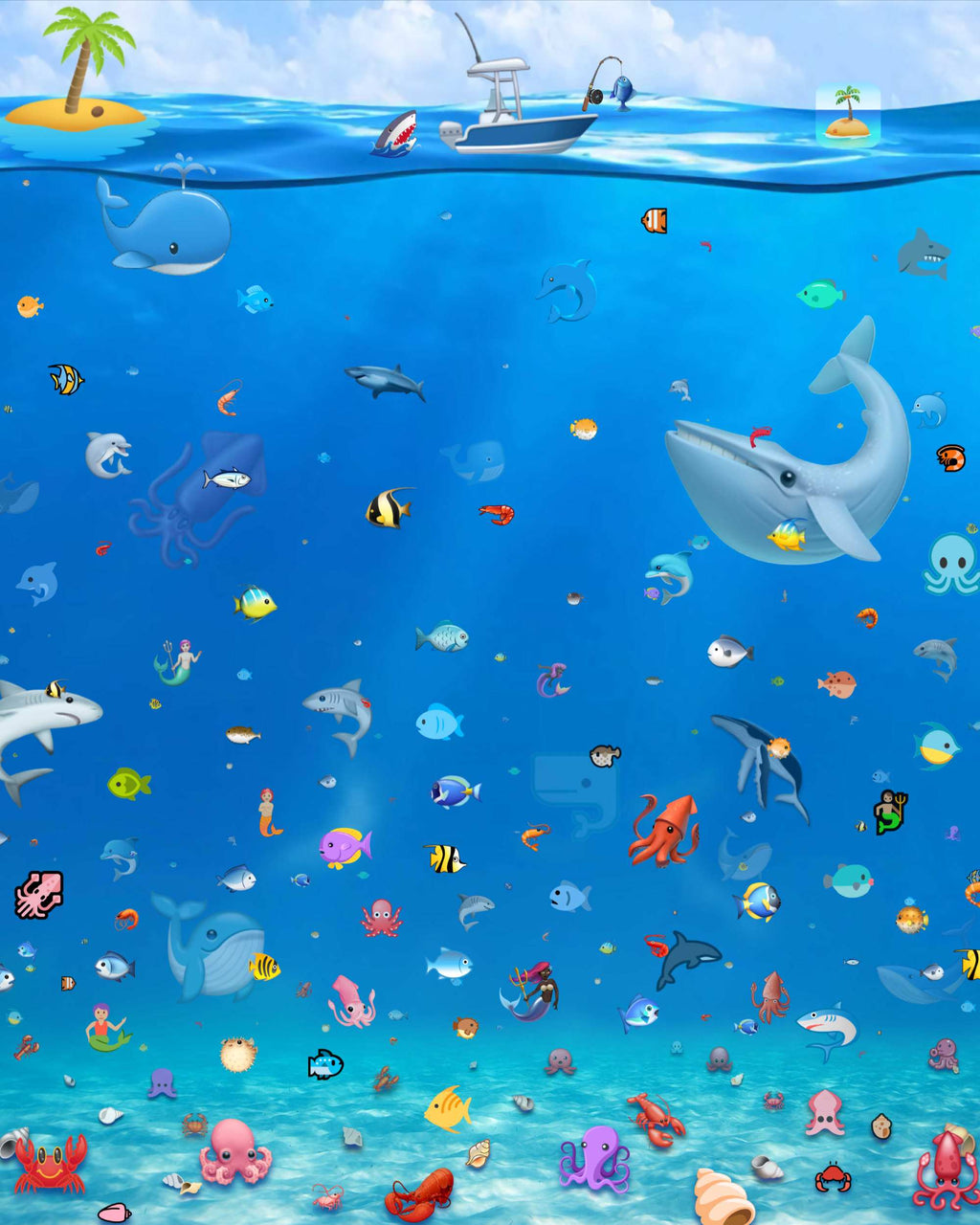Marine Emojidiversity - Digital Print