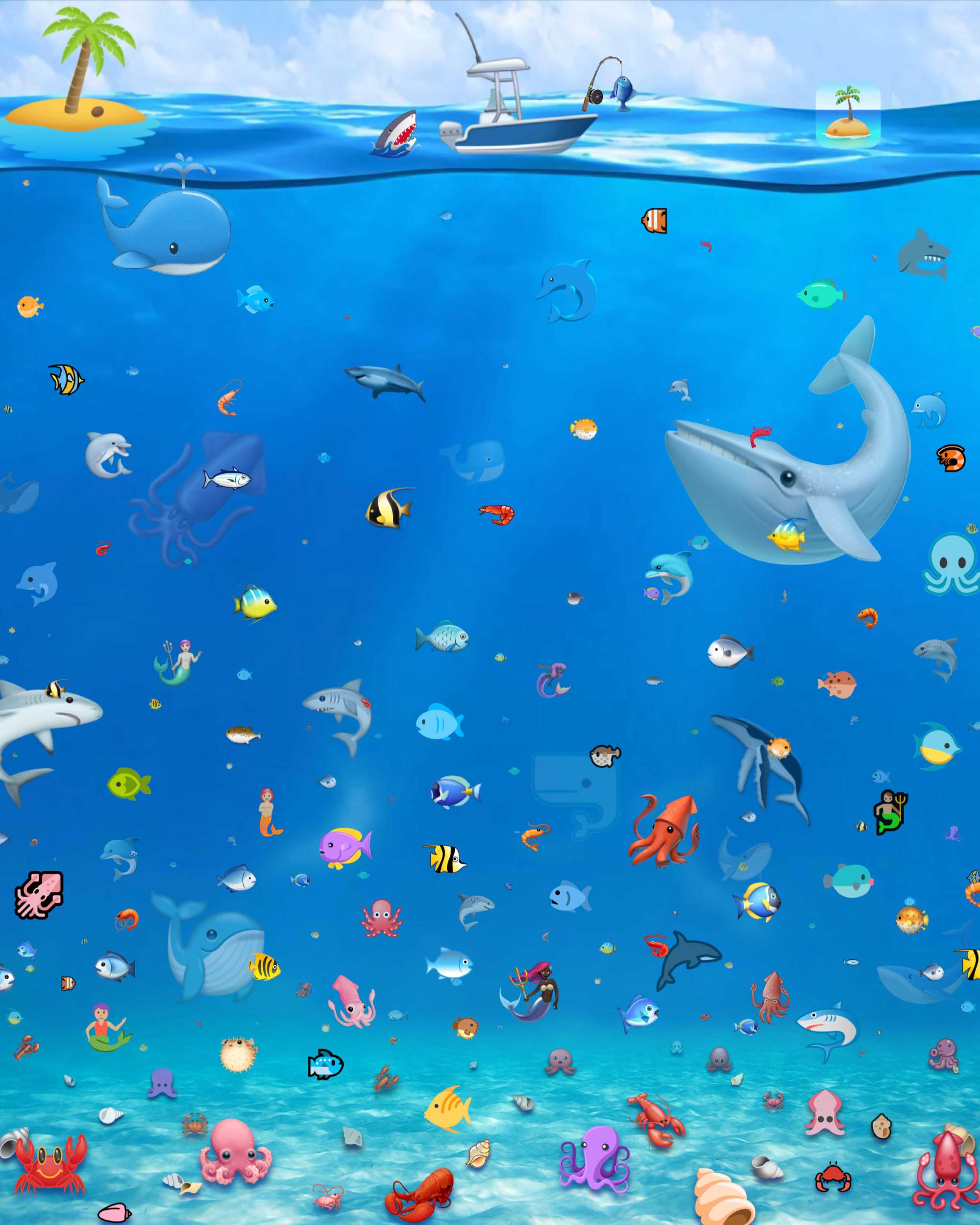 Marine Emojidiversity - Digital Print