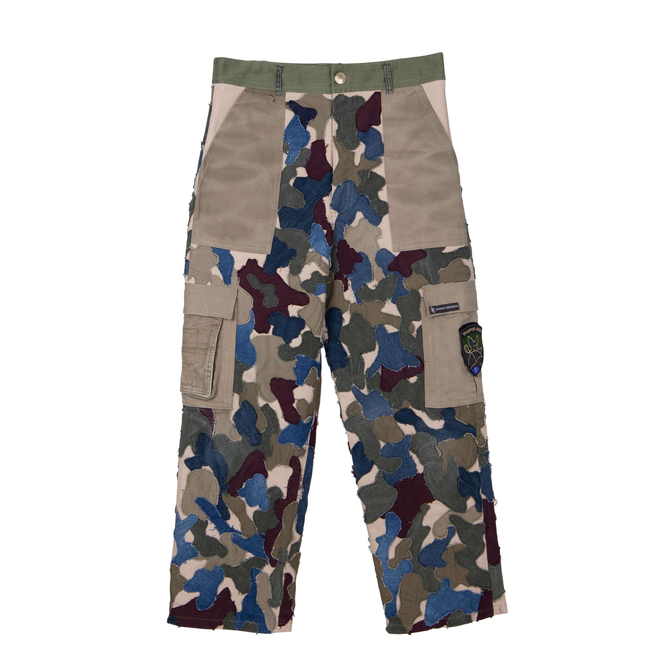 Patchwork Military Pants