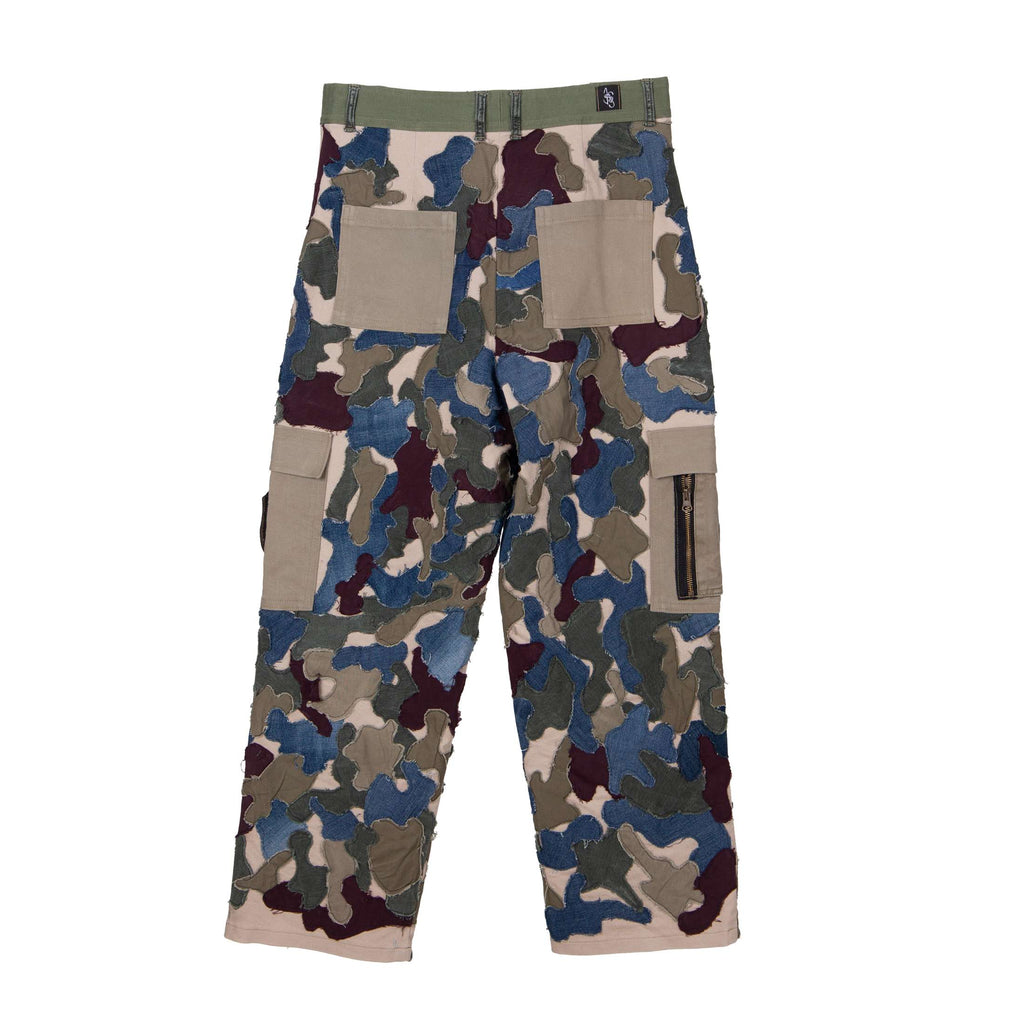 Patchwork Military Pants