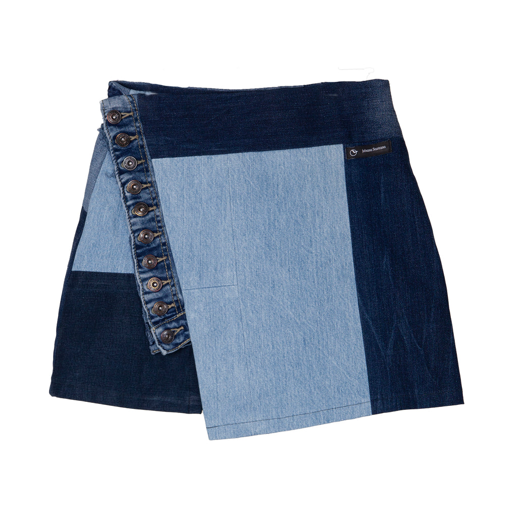 Button Mini Skirt