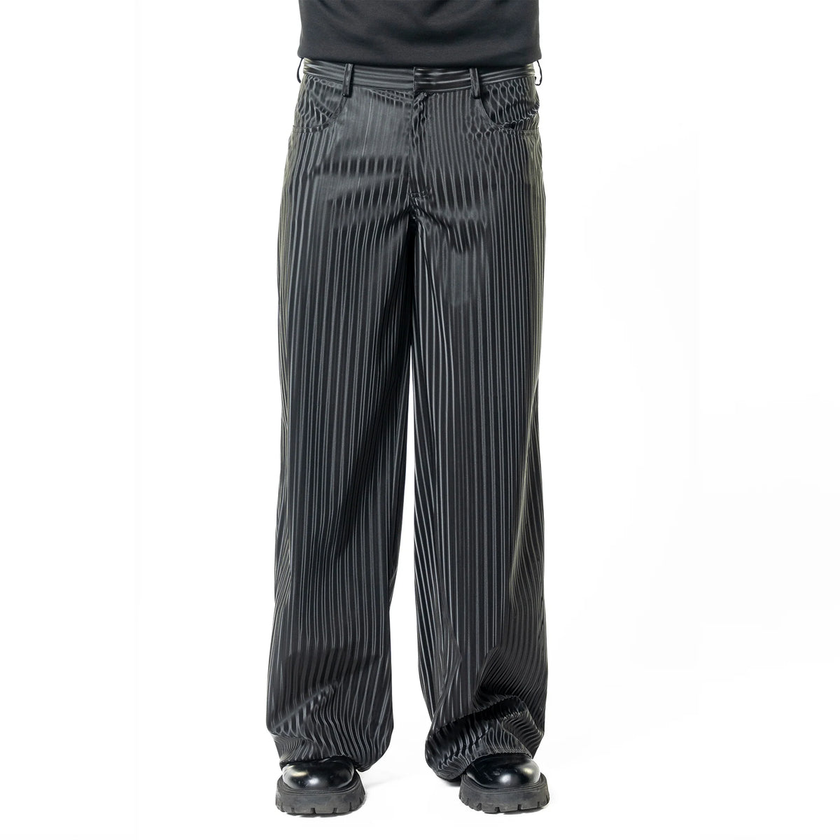 The Abysmal Eye 2.2 Faux Leather Trousers